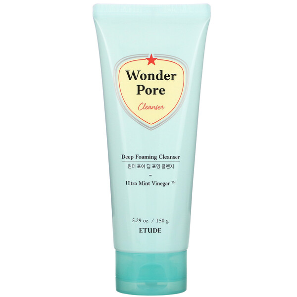 Etude‏, Wonder Pore, Deep Foaming Cleanser, 5.29 oz (150 g)