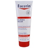 Eucerin, Крем для тела Eczema Relief, подходит для кожи, пораженной экземой, бе отдушек, 8,0 унц. (226 г) отзывы