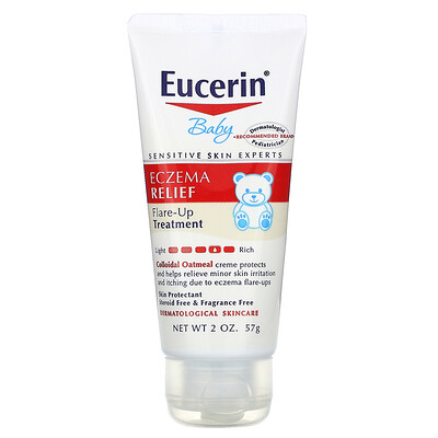 Eucerin Для детей, средство для лечения экземы в период обострений, без отдушки, 57 г (2 унции)