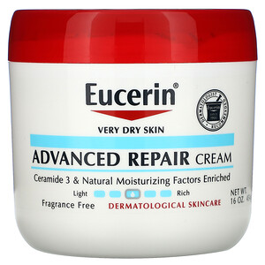 Отзывы о Юцерин, Advanced Repair Cream, Fragrance Free, 16 oz (454 g)