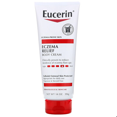 Eucerin Eczema Relief, Body Cream, Fragrance Free, 14 oz (396 g)