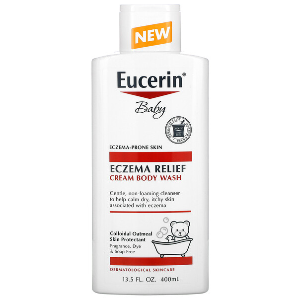 Eucerin, Baby, Ekzemlinderung, Creme-Duschgel, 400 ml (13,5 fl. oz.)