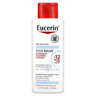 Eucerin‏, تخفيف الحكة، غسول مهدئ مكثف8.4 أونصة سائلة (250 مل)