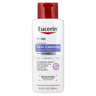 Eucerin, 瘙痒舒缓配方，优效舒缓乳液，8.4 液量盎司（250 毫升）