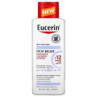 Eucerin, 가려움 완화, 인텐시브 카밍 로션, 250ml(8.4fl oz)