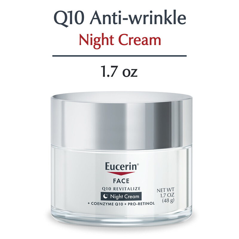Face, Q10 Revitalize, Night Cream, Fragrance Free, 1.7 fl oz (48 g)