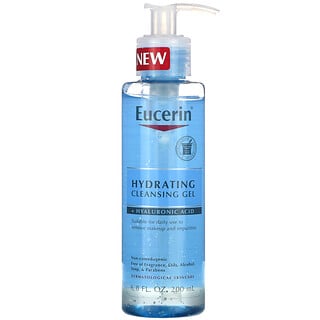 Eucerin, Hydrating Cleansing Gel + Hyaluronic Acid, 6.8 fl oz (200 ml)