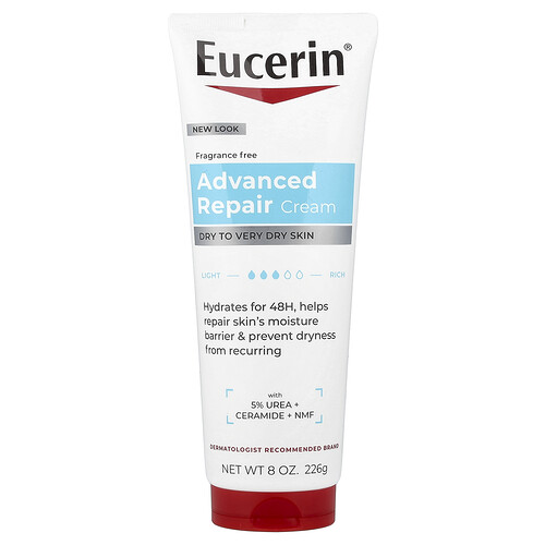 Eucerin, Advanced Repair Cream, Fragrance Free, 8 oz (226 g)