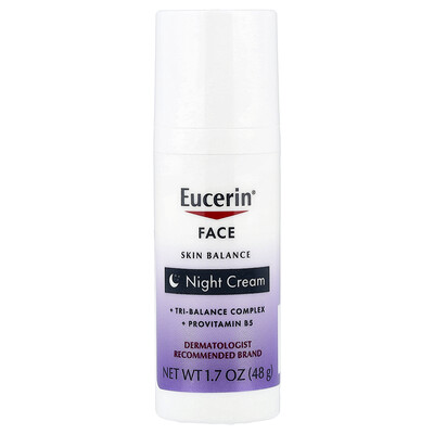Product Image for Eucerin, Face, Skin Balance, Night Cream, 1.7 oz (48 g)