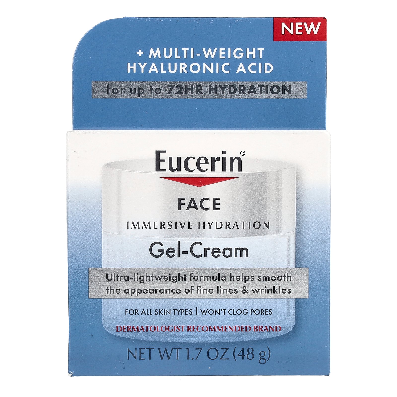 Yüz, Sürükleyici Nemlendirici Jel Krem, 1,7 oz (48 g)