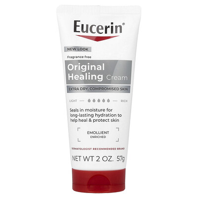Eucerin, Crema reparadora original, Piel extraseca y comprometida, Sin fragancia, 57 g (2 oz)