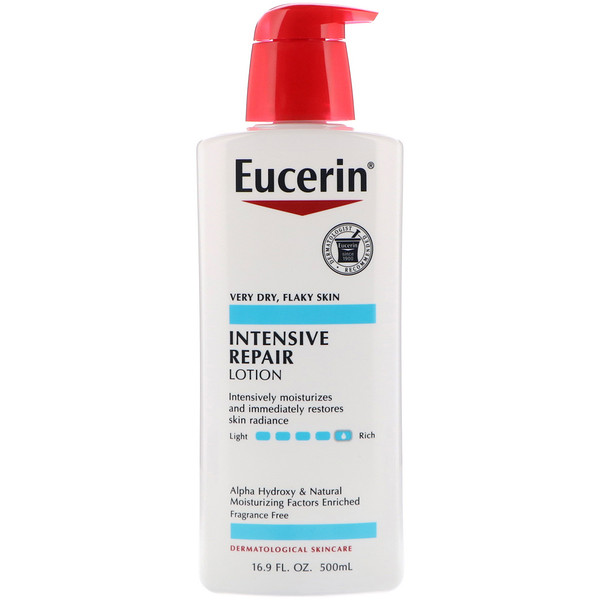 Eucerin, Intensive Reparatur, Rich Feel Lotion, Ohne Duftstoffe, 16,9 fl oz (500 ml)