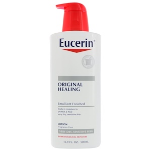 Eucerin, Оригинальный лечебный лосьон, 16,9 ж. унц.(500 мл)