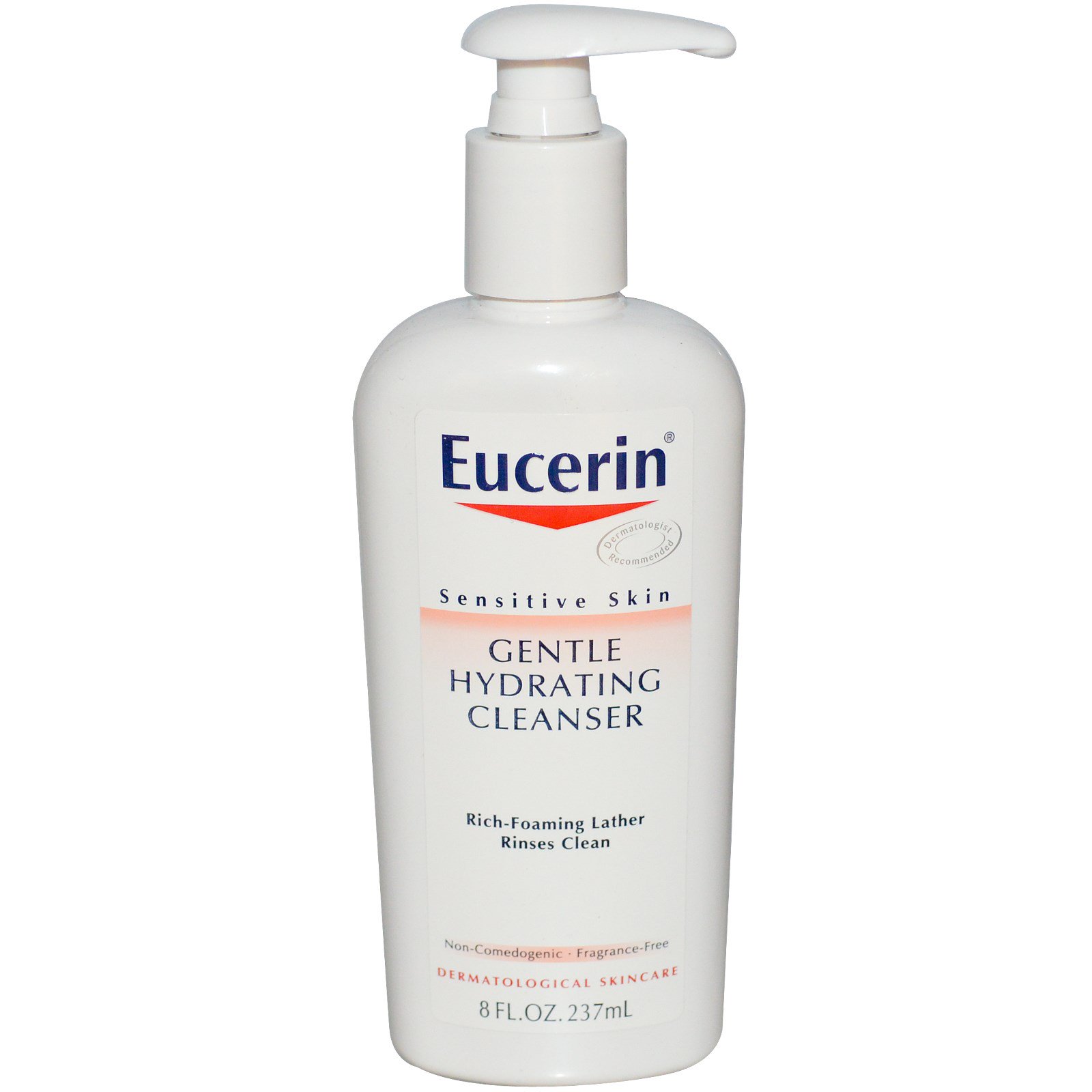 Eucerin Gentle Hydrating Cleanser Fragrance Free 8 Fl Oz 237 Ml