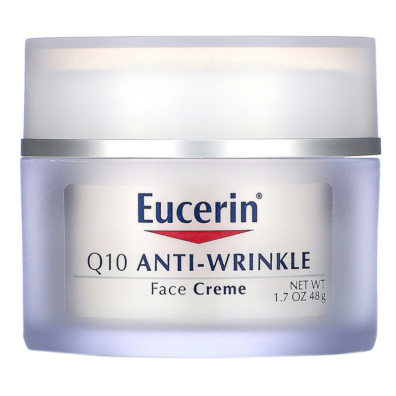 Eucerin, Q10 AntiWrinkle Face Creme, 1.7 oz (48 g) iHerb