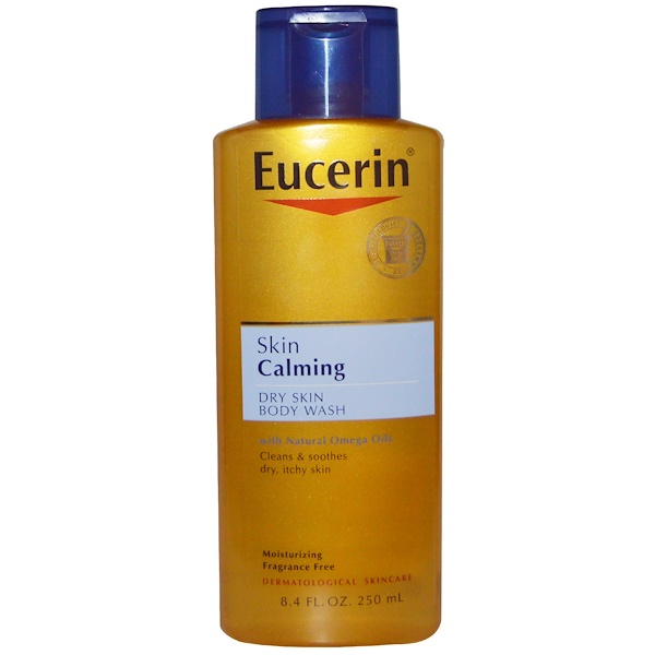 Eucerin Skin Calming Dry Skin Body Wash Fragrance Free 8 4 Fl Oz