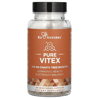 Eu Natural, Pure Vitex, 60 capsules végétariennes (400 mg par capsule)