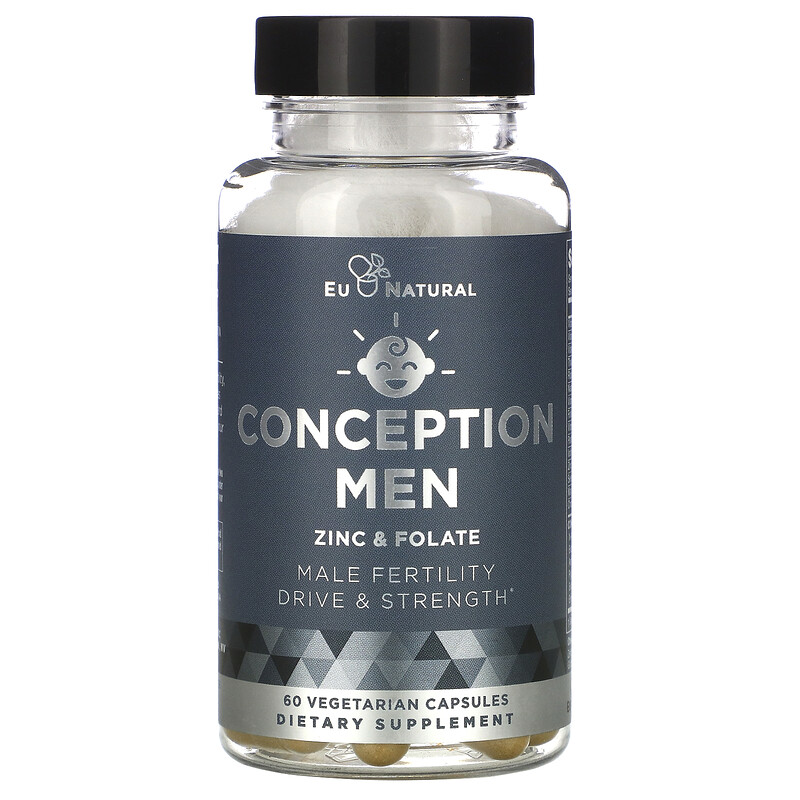 Eu Natural, CONCEPTION MEN, Zinc & Folate, 60 Vegetarian Capsules iHerb