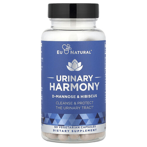 Eu Natural, Urinary Harmony, zur Förderung der Harnwegsfunktion, 60 pflanzliche Kapseln