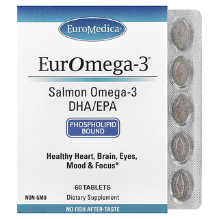EuroMedica, EurOmega-3®, 60 comprimidos