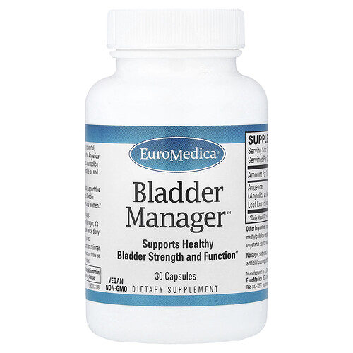 EuroMedica, Bladder Manager™, Blasen-Manager™, 30 Kapseln (100 mg pro Kapsel)