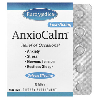 يوروميديكا‏, AnxioCalm® ، 45 قرصًا (20 ملجم لكل قرص)