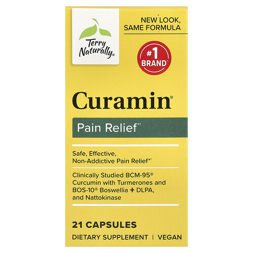 Terry Naturally Curamin®, Pain Relief, 21 Capsules