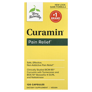 Terry Naturally, Curamin®, обезболивающее средство, 120 капсул