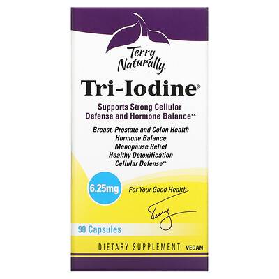 

Terry Naturally Tri-Iodine 6.25 mg 90 Capsules