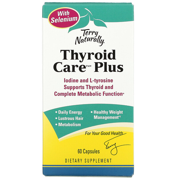 Terry Naturally‏, Thyroid Care Plus, 60 Capsules