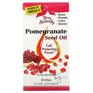 Отзывы о Terry Naturally, Pomegranate Seed Oil, 60 Softgels