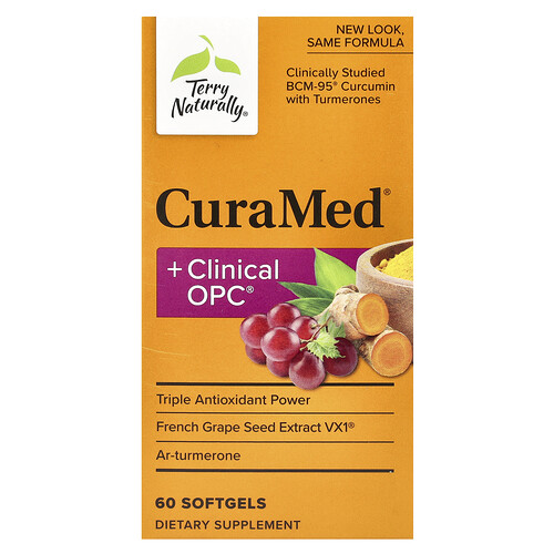 Terry Naturally CuraMed + Clinical OPC, 60 Softgels
