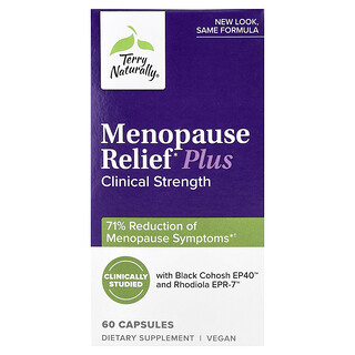 Terry Naturally, Menopause Relief Plus, 60 Capsules