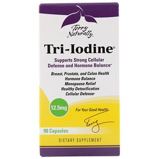 Terry Naturally, Terry Naturally、 Tri-Iodine、 12.5 mg、カプセル90 錠