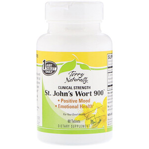 Отзывы о Terry Naturally, St. John's Wort 900, 60 Tablets