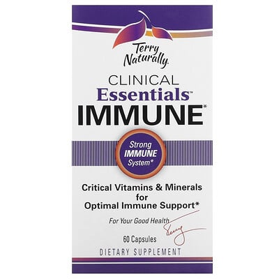 

Terry Naturally Clinical Essentials, для иммунитета, 60 капсул