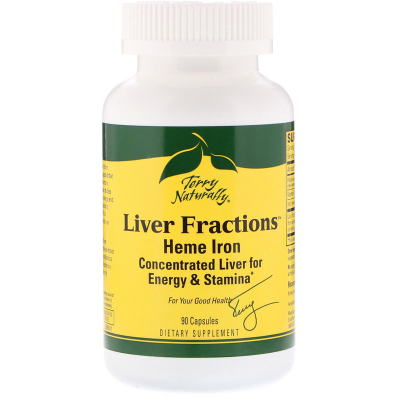 EuroPharma, Terry Naturally, Liver Fractions, 90 Capsules iHerb