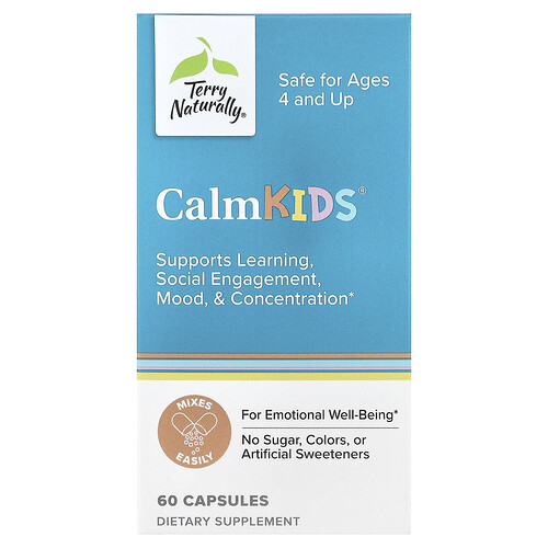 Terry Naturally, Calm Kids®, ab 4 Jahren, 60 Kapseln