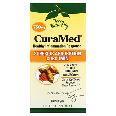 

Terry Naturally CuraMed 750 mg 120 Softgels