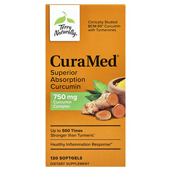 CuraMed®, куркумін із покращеною абсорбцією, 120 капсул