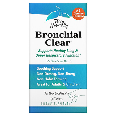 

Terry Naturally Bronchial Clear 90 Tablets