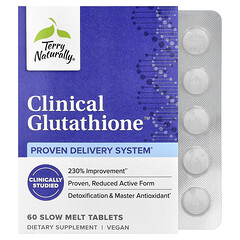 Clinical Glutathione, глутатіон, 60 таблеток із повільним розчиненням (150 мг у таблетці)