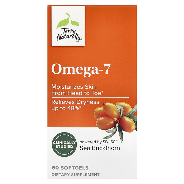 Terry Naturally Omega-7, 60 Softgels