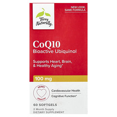 Коензим Q10, біоактивний убіхінол, 60 капсул