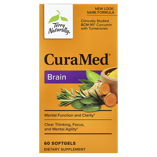 Terry Naturally, CuraMed®, Brain, 60 Weichkapseln