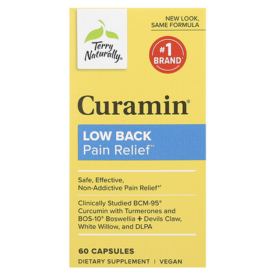 Product Image for Terry Naturally, Curamin, Low Back Pain Relief, 60 Capsules