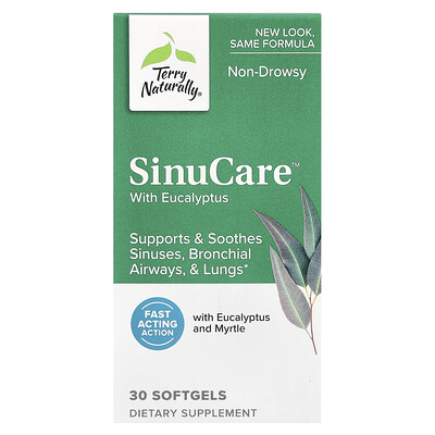 Product Image for Terry Naturally, SinuCare with Eucalyptus, 30 Softgels