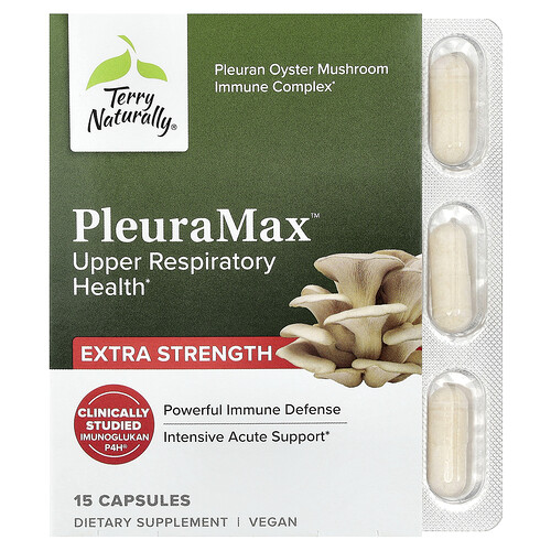 Terry Naturally PleuraMax™, Upper Respiratory Health, 15 Capsules