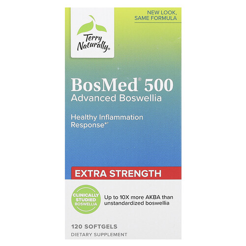 Terry Naturally, BosMed 500, Advanced Boswellia, 500 mg, 120 Softgels