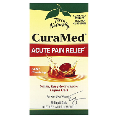 

Terry Naturally CuraMed, средство для снятия боли, 60 жидких гелей